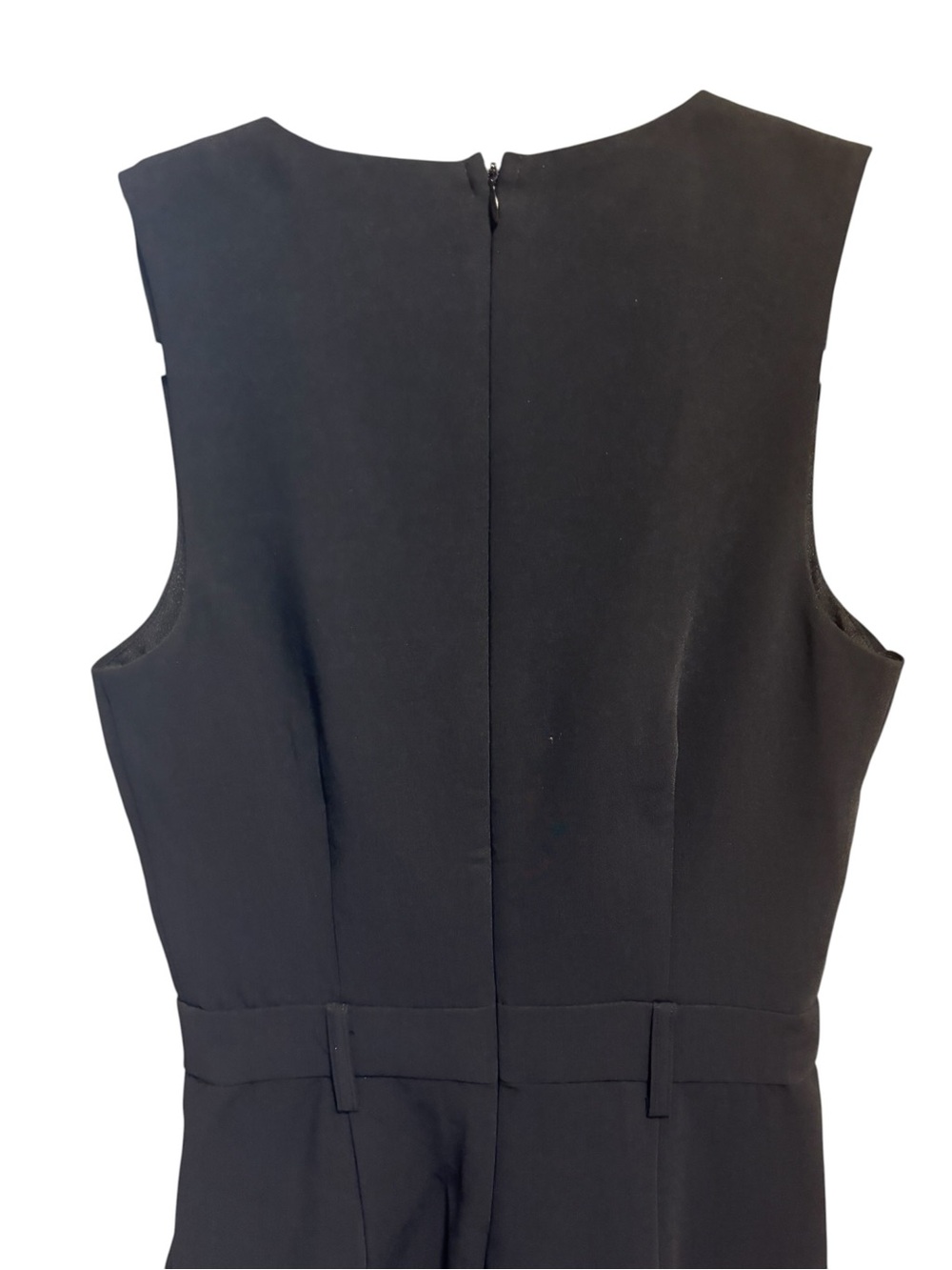 Rosie Harlow Women's Black Wide-Leg Button-Front Jumpsuit - Picture 8 of 9